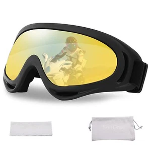 Motorcycle Goggles for Men Women Dirt Bike Goggles Riding motocross goggles S... - Picture 1 of 7
