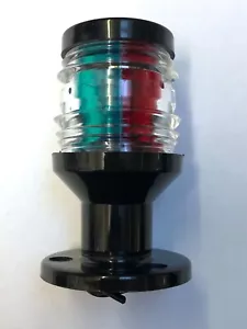 Lalizas Junior tricolour (port starboard & stern) navigation light 12v - black - Picture 1 of 4