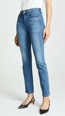 Pantalones de mezclilla rectos auténticos de tiro alto NIC W3 3x1 para mujer, 23 Foto 1 de 4