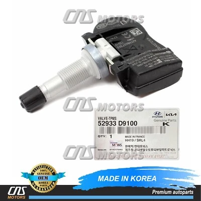 GENUINE TPMS Tire Pressure Sensor for 2016-2020 Hyundai Kia OEM 52933D9100⭐⭐⭐⭐⭐ Foto 1 de 4