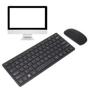 ・2.4G Wireless Keyboard Mouse Combo 78 Keys Support 800 1000 1200Dpi Ultra Thin - Picture 1 of 22