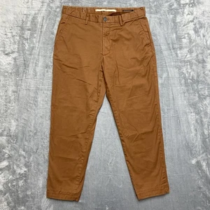 Banana Republic Lived In Althetic Fit Chino Pants Men's Size 34x32 Brown Pants - Picture 1 of 8