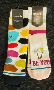 Stance Kids Casual Sock 2 Pairs Sz YL 3 - 5.5 Dwayne Wade's Collection - Picture 1 of 10