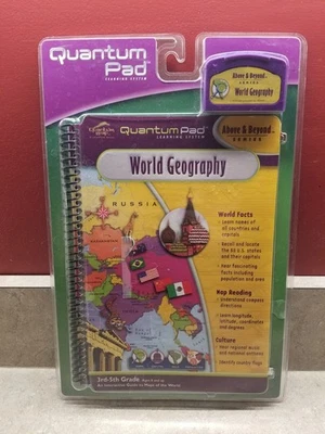 NEW Quantum Leap Pad World Geography 3rd-5th Interactive Book age 8+ Home School - Image 1 of 4