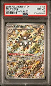 PSA 10 Magneton 159 Pokemon Surging Sparks Promo Special Illustration Rare 2024 - Picture 1 of 2