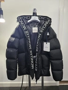 MONCLER Montcla Giubbotto Black Mens Down Jacket Size M 3 BRAND NEW WITH TAGS! - Picture 1 of 14