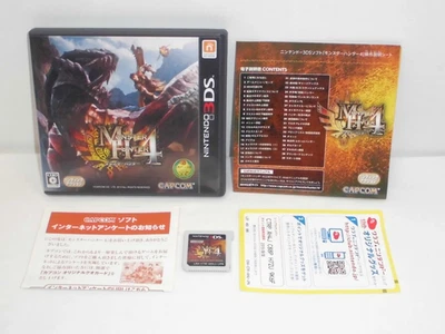3DS -- Monster Hunter 4 -- Can data save! Nintendo 3DS, JAPAN Game. 61445 - Image 1 of 4