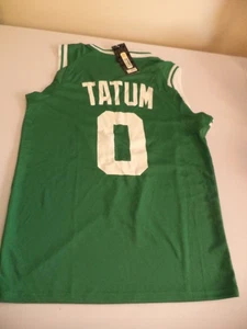 maglia uomo Boston Celtics NBA uomo basket top gilet Tatum 0 large nuova con etichette - Foto 1 di 4