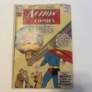 Action Comics #275 RARE DC Comics 1961 Poor Condition Red And Green Kryptonite - Picture 1 of 12