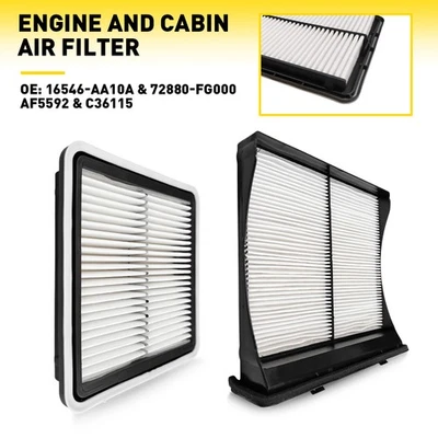 CABIN&AIR FILTER COMBO FOR Subaru Crosstrek 2016-2017 16546-AA10A & 72880-FG000 - Image 1 of 4