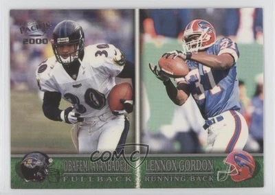 2000 Pacific Obafemi Ayanbadejo Lennox Gordon #396 - Image 1 of 2