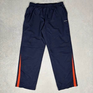 VINTAGE Y2K Reebok Trainingshose Herren XL weites Bein Baggy Sweats gefüttert dunkelblau - Bild 1 von 10