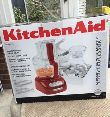 Kitchen Aid Artisan Food Processor - 2.8L - Red - ultra wide mouth 5KFPM775  - Image 1 of 4