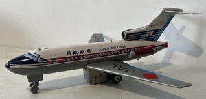 JAPONÉS HOJALATA JAPÓN LÍNEAS AÉREAS AVIÓN JA8307 YONEZAWA BATERÍA BOEING 727 - Imagen 1 de 11