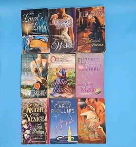 Lot of 9 Harlequin Historical Romance Paperback Book 2000s Justiss Drake Rock - Foto 1 di 19