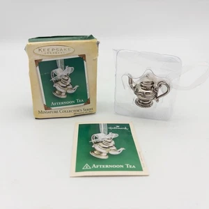 Hallmark Keepsake Miniature Collector Series Ornament - Afternoon Tea 2004 - Picture 1 of 10