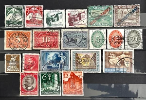 German stamps Reich - lot of 20 stamps used /103 - Picture 1 of 1