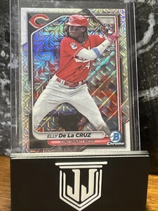 2024 Bowman Chrome Elly De La Cruz Mojo Refractor RC #22 Reds - Bild 1 von 2