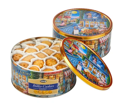 Lata de galletas de mantequilla danesa premium original Jacobsens, 3,5 libras, 2 paquetes Foto 1 de 4