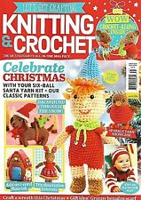 Knitting Crochet Magazine Issue No 122 Toys Dolls Teddy Bear Childrens Clothes