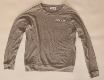 Sudadera SOULCYCLE Gris Difuso con Soul & Star Talla L Cómoda Salón Estudio Foto 1 de 3