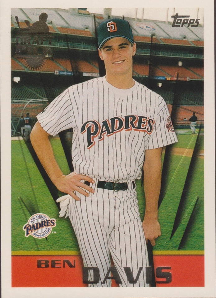 Tarjeta de béisbol 1996 Topps #16 Ben Davis San Diego Padres novato radiocontrol Foto 1 de 1