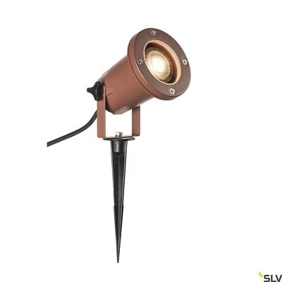 Rostbraun Moderne Garten Rampenlicht Strahler Außenlampe Garten 1x11W/GU10 IP65 - Bild 1 von 4