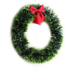 Christmas Door Wreath with Red Bow - Home Party Decoration