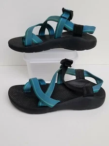 Suela clásica para mujer Vibram, talla 6, correas azuladas - Imagen 1 de 4