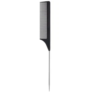 1 Pack Stainless Steel Rat Tail Comb for Parting Hair, Pintail Hair Parting C... - Picture 1 of 1