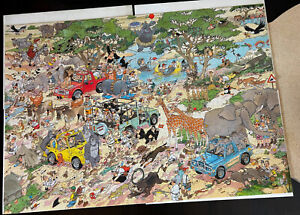 JAN VAN HAASTEREN (2010 Jumbo) -- Safari 3000 Piece Jigsaw Puzzle -- COMPLETE