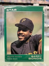 1990 STAR COMPANY BARRY BONDS SILVER BASEBALL COMPLETE SET