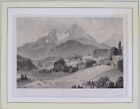 Berchtesgaden Stahlstich um 1840