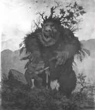 Theodor Severin Kittelsen photo A4 forest troll skogtrold