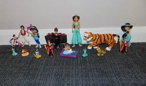 Figuras de Aladdin Juguetes - Paquete de juguetes de dibujos animados de Disney Figuras mixtas adornos para pasteles - Imagen 1 de 19