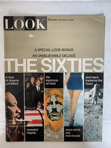 Look Magazine-December 30th 1969- "The Sixties". Vintage Issue - Picture 1 of 3