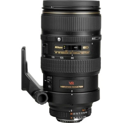 (Open Box) Nikon Nikkor AF 80-400mm f/4.5-5.6 D ED VR Zoom F-Mount Lens #9 - Image 1 of 4