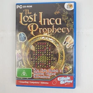 The Lost Inca Prophecy PC CD-ROM Game, XP/Vista/7, Adventure/Hidden Object - Picture 1 of 5
