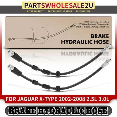 Гидравлический шланг переднего левого и правого тормоза для Jaguar X-Type 02-08 2,5 л 3,0 л 2 шт. - Изображение 1 из 4