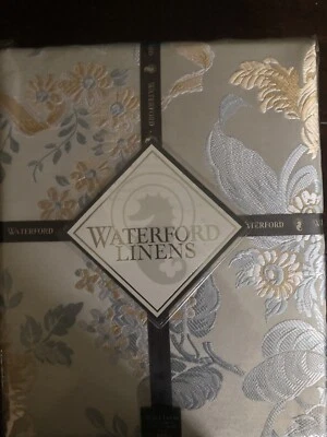 $110 Luxury EVA WATERFORD  LINENS TABLECLOTH Oblong 70”x144” 12 To 16 - Image 1 of 4