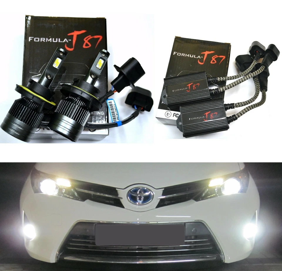 LED G8 Canceler 9008 H13 6000K White Two Bulbs Head Light Xenon Look Hi/Lo Beam - Image 1 of 4