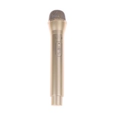gold microphone toy
