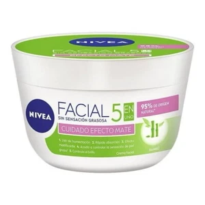 Nivea Facial Crema Cuidado Efecto Mate 200ml 5 en uno Bambu Bamboo - Picture 1 of 2