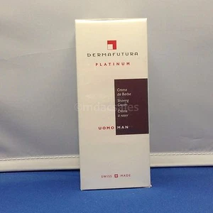 NIB! DERMAFUTURA PLATINUM UOMO MAN SHAVING CREAM 125mL/4.3oz - Picture 1 of 1