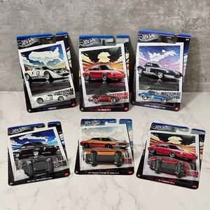 Hot Wheels National Icons Set - Jaguar Fiat Porsche Ford Nissan inc CHASE - Picture 1 of 8