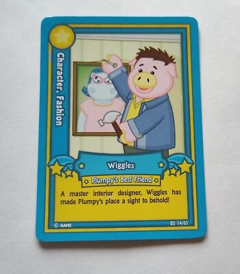 Webkinz Tarjetas Coleccionables Serie 2 Personajes, Moda Wiggles B2-14/85 Foto 1 de 2