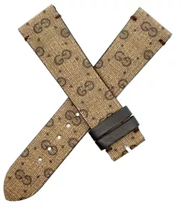 Gucci 20mm x 18mm Swiss Canvas Watch Strap Band - Picture 1 of 3