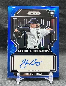 2022 Panini Prizm Rookie Autographs Prizms Blue #33 Shane Baz /149 - Picture 1 of 3
