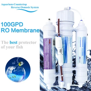3 Stage Portable Aquarium Countertop Reverse Osmosis Water Filter System 100GPD - Picture 1 of 7