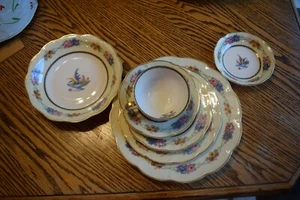 Vintage Theodore Haviland Limoges France Aquitania 7tlg Gedeck Teller Schale - Bild 1 von 6